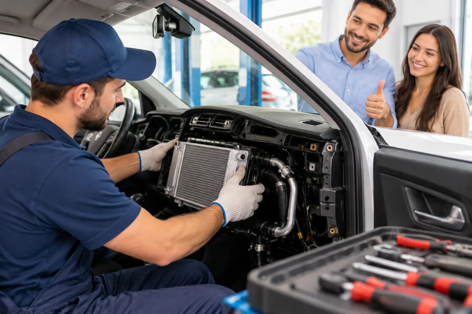 Car AC installation service
